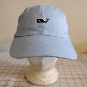 Vineyard Vines Cap Hat Blue Mens Womens Adjustable Embroidered Whale Logo Cool